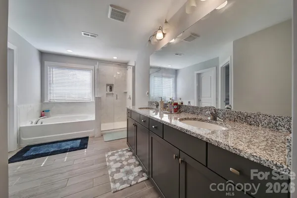 a bathroom with a sink and a mirror with toilet
