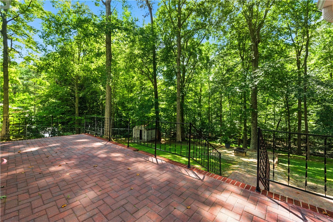 111 Braddock Road Williamsburg, VA 23185 - Photo 37 of 43 View of patio featuring an outdoor fire pit
