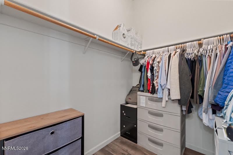 10025 Hampton Park Drive Reno, NV 89521 - Photo 9 of 16 a view of walk in closet with clothes and shoes