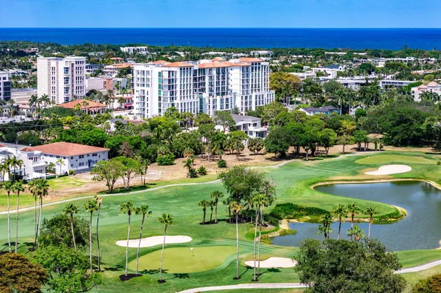 a view of a city with tall buildings