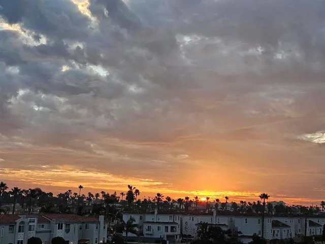 a view of a city and mountain