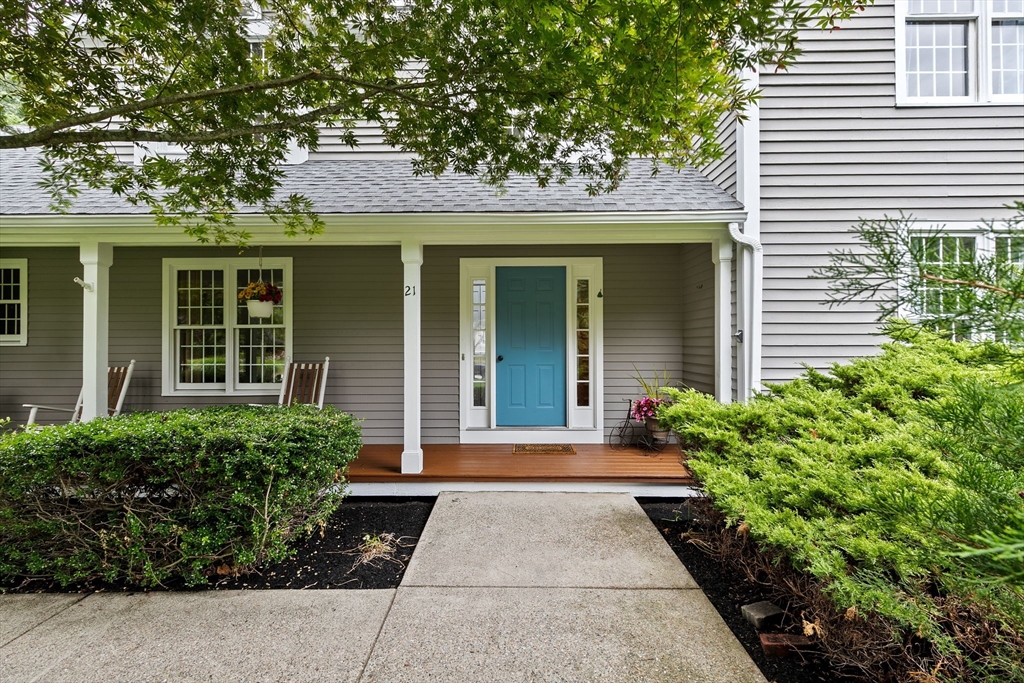 21 Chowdermarch Street Marshfield, MA 02050 - Photo 2 of 39 front view of a house with potted plants