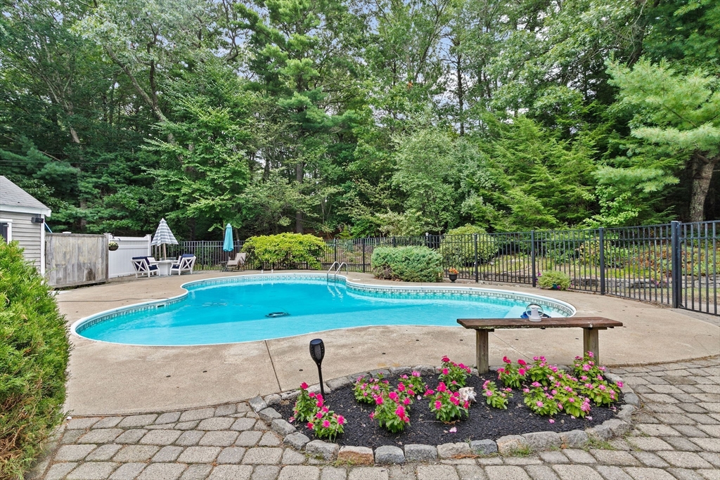21 Chowdermarch Street Marshfield, MA 02050 - Photo 32 of 39 a view of a garden with flowers and trees