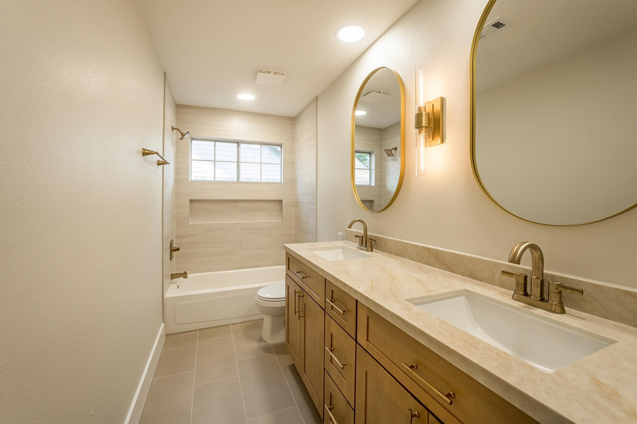 235 South Crimson Clover Circle Spring, TX 77381 - Photo 19 of 22 a bathroom with a sink a toilet and a mirror