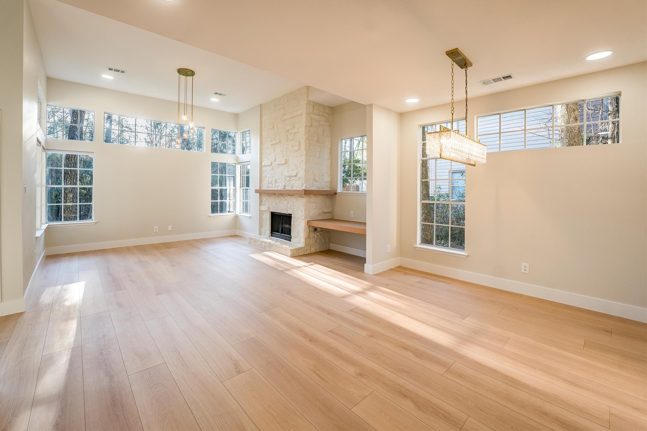 235 South Crimson Clover Circle Spring, TX 77381 - Photo 10 of 22 a view of an empty room with a window and kitchen view