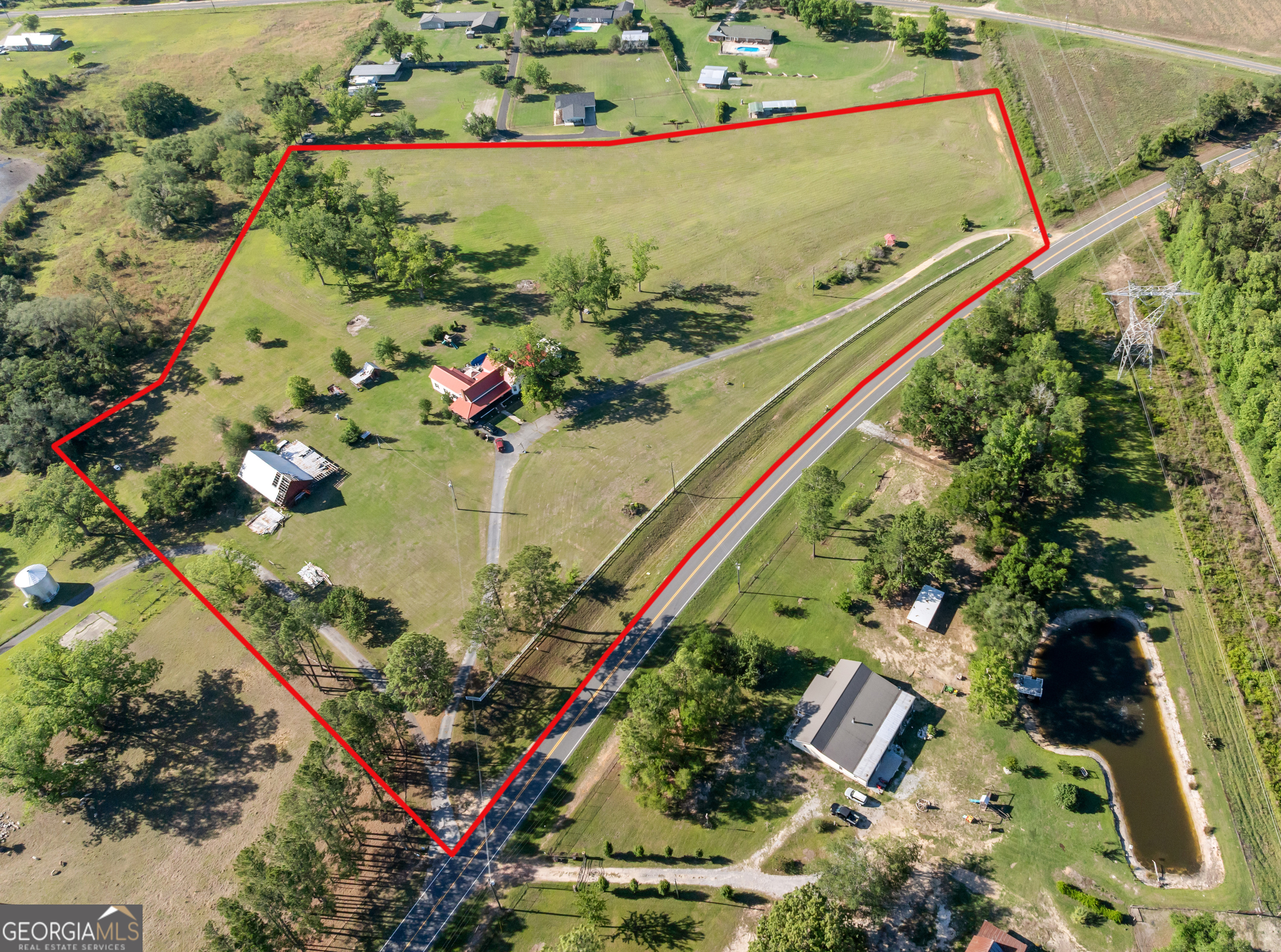 5065 10 Mile Road Baxley, GA 31513 - Photo 55 of 70 an aerial view of a residential houses with outdoor space