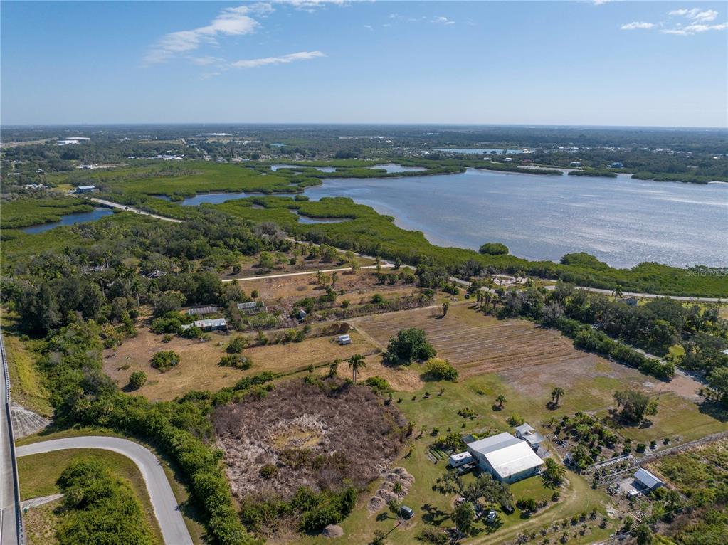 282 Terra Ceia Road Terra Ceia, FL 34250 - Photo 8 of 9 an aerial view of a houses with a yard