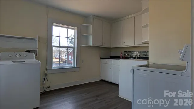 a room with storage and utility