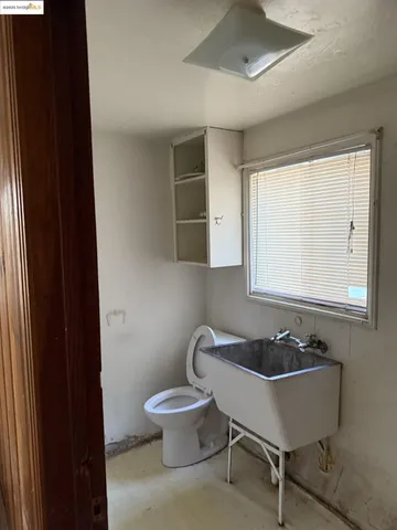 a garden with wooden fence