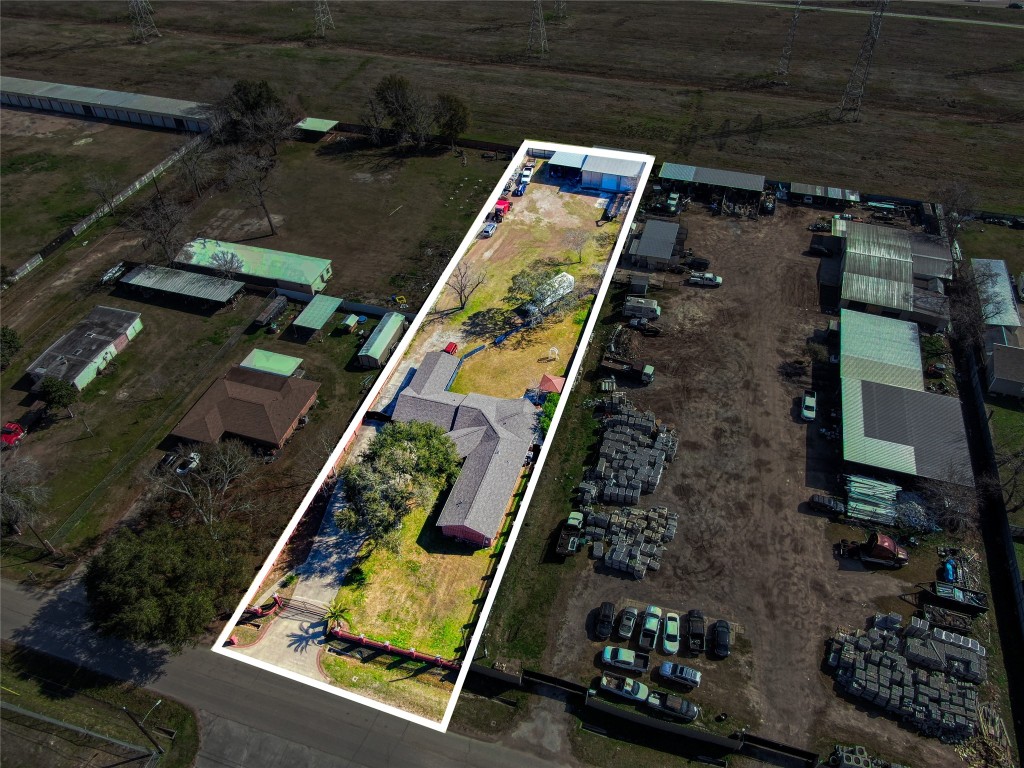 13117 Player Street Houston, TX 77045 - Photo 29 of 36 an aerial view of residential house with outdoor space