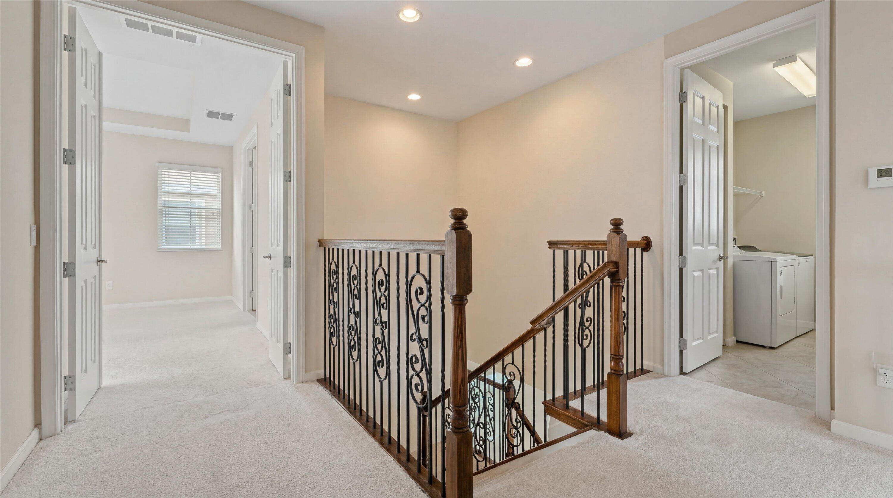 3072 Payson Way Wellington, FL 33414 - Photo 14 of 43 a view of a hallway with a livingroom and entryway