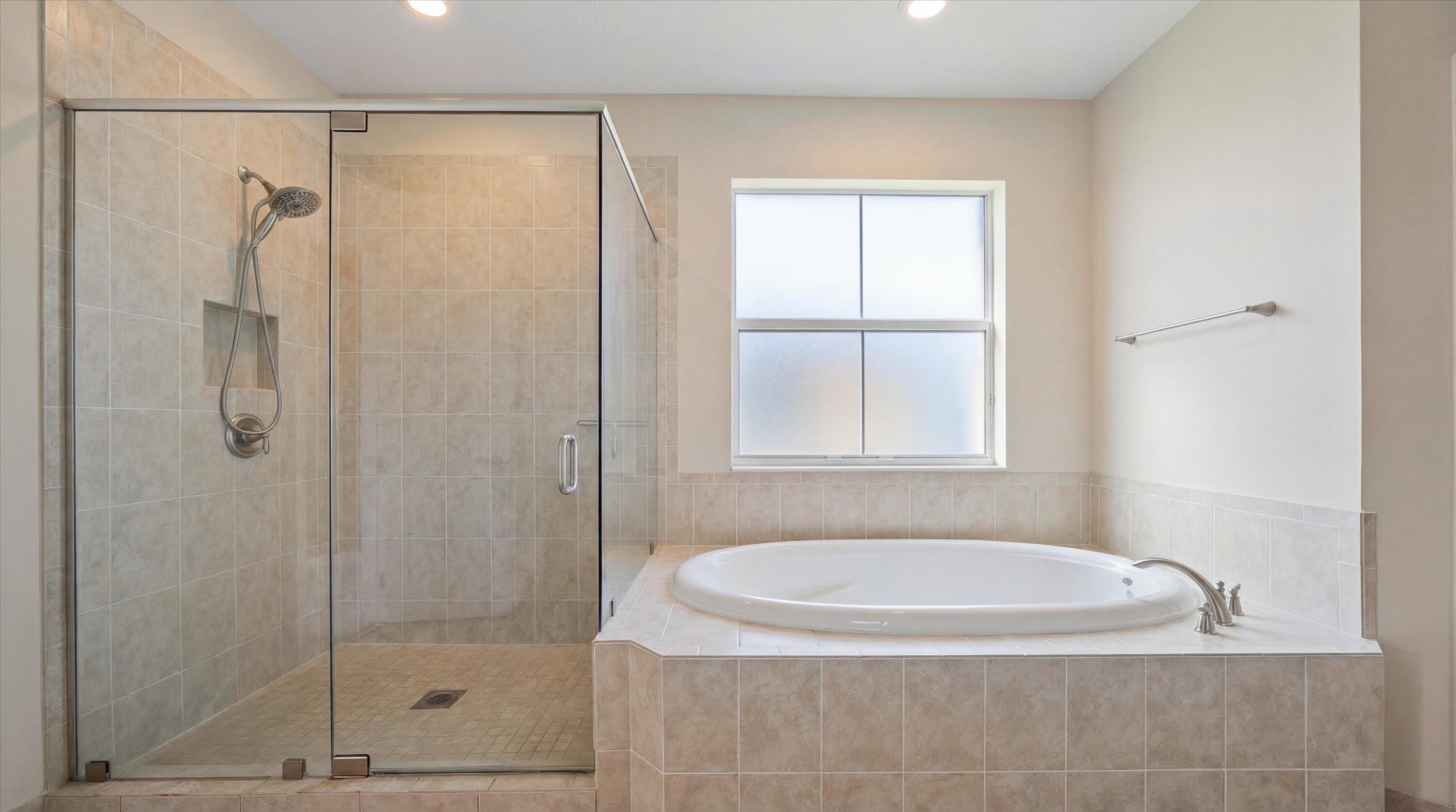 3072 Payson Way Wellington, FL 33414 - Photo 21 of 43 a bathroom with a shower and a sink