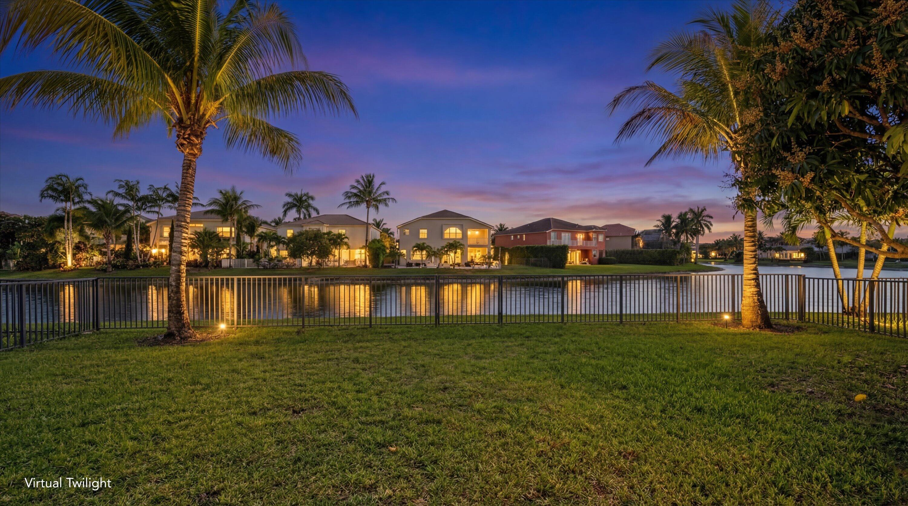 3072 Payson Way Wellington, FL 33414 - Photo 34 of 43 a swimming pool with outdoor seating and yard