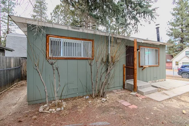 a backyard of a house