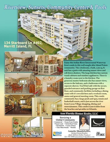 $620,000 | 134 Starboard Lane, Unit 402, Merritt Island, FL 32953