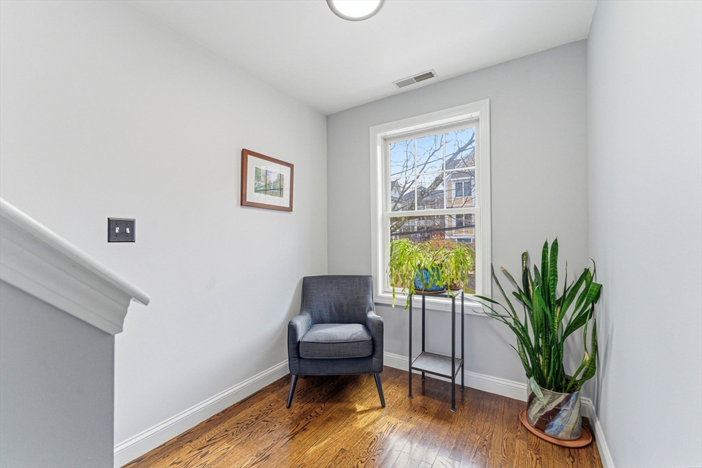 6 Millmont Street, Unit 6 Boston, MA 02119 - Photo 29 of 42 a living room with furniture and a potted plant
