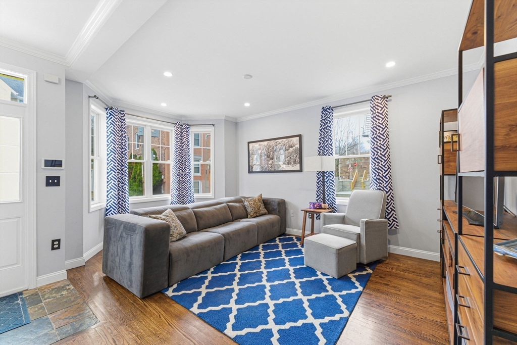 6 Millmont Street, Unit 6 Boston, MA 02119 - Photo 8 of 42 a living room with furniture and a rug