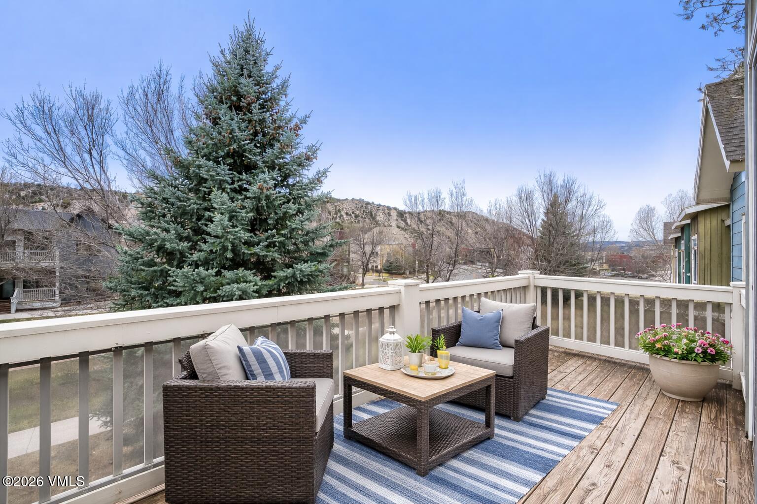835 Sylvan Lake Road Eagle, CO 81631 - Photo 18 of 27 Upstairs Deck Staging