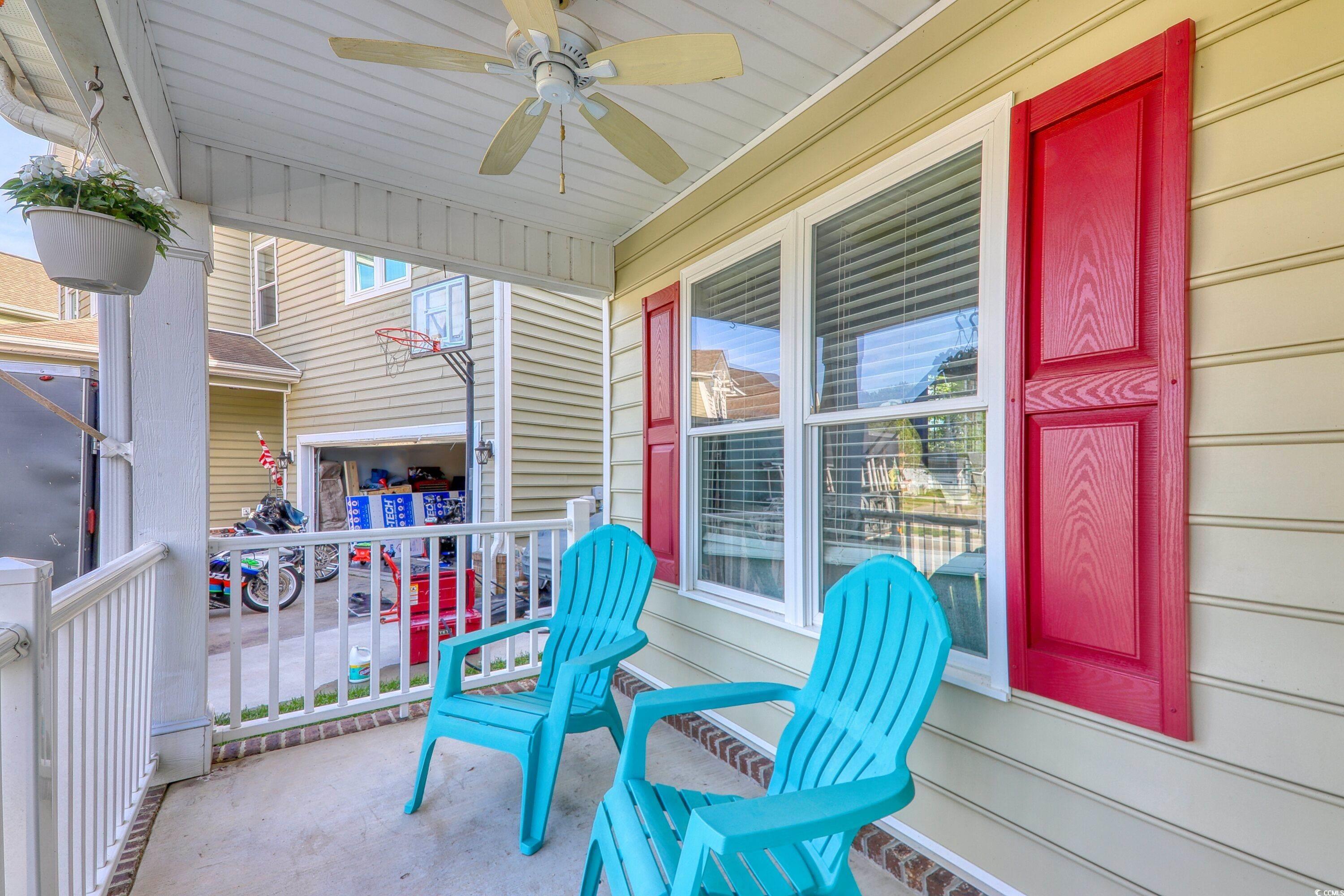 190 Hamilton Way Conway, SC 29526 - Photo 2 of 35 Exterior space with a porch and ceiling fan