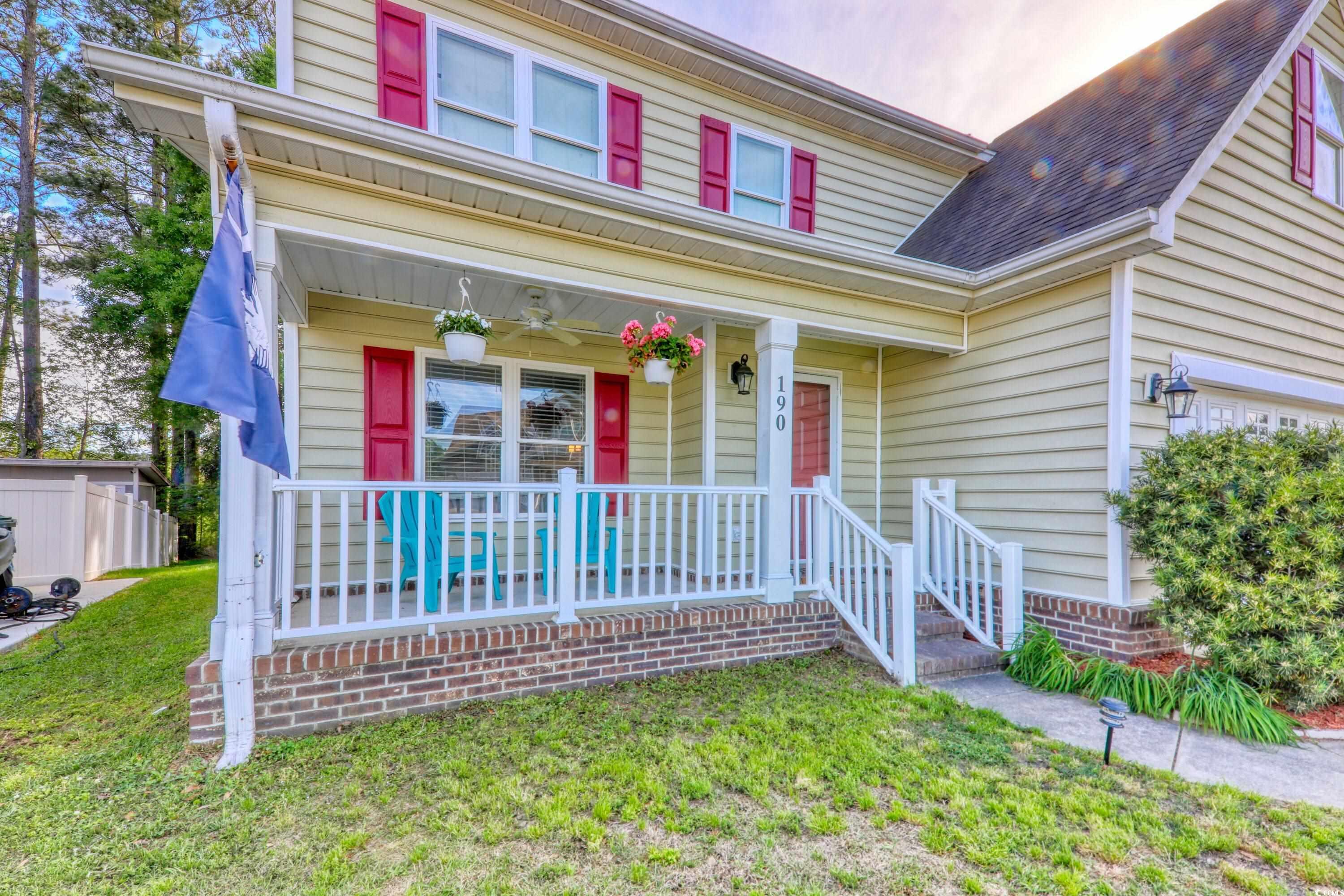190 Hamilton Way Conway, SC 29526 - Photo 33 of 35 Bird's eye view featuring a forest view and a resi