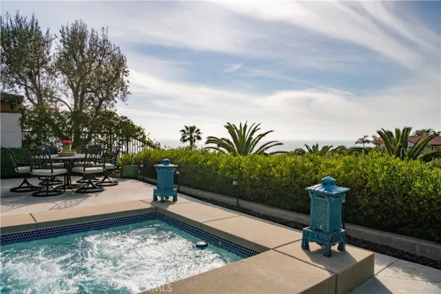 a view of a terrace with chairs