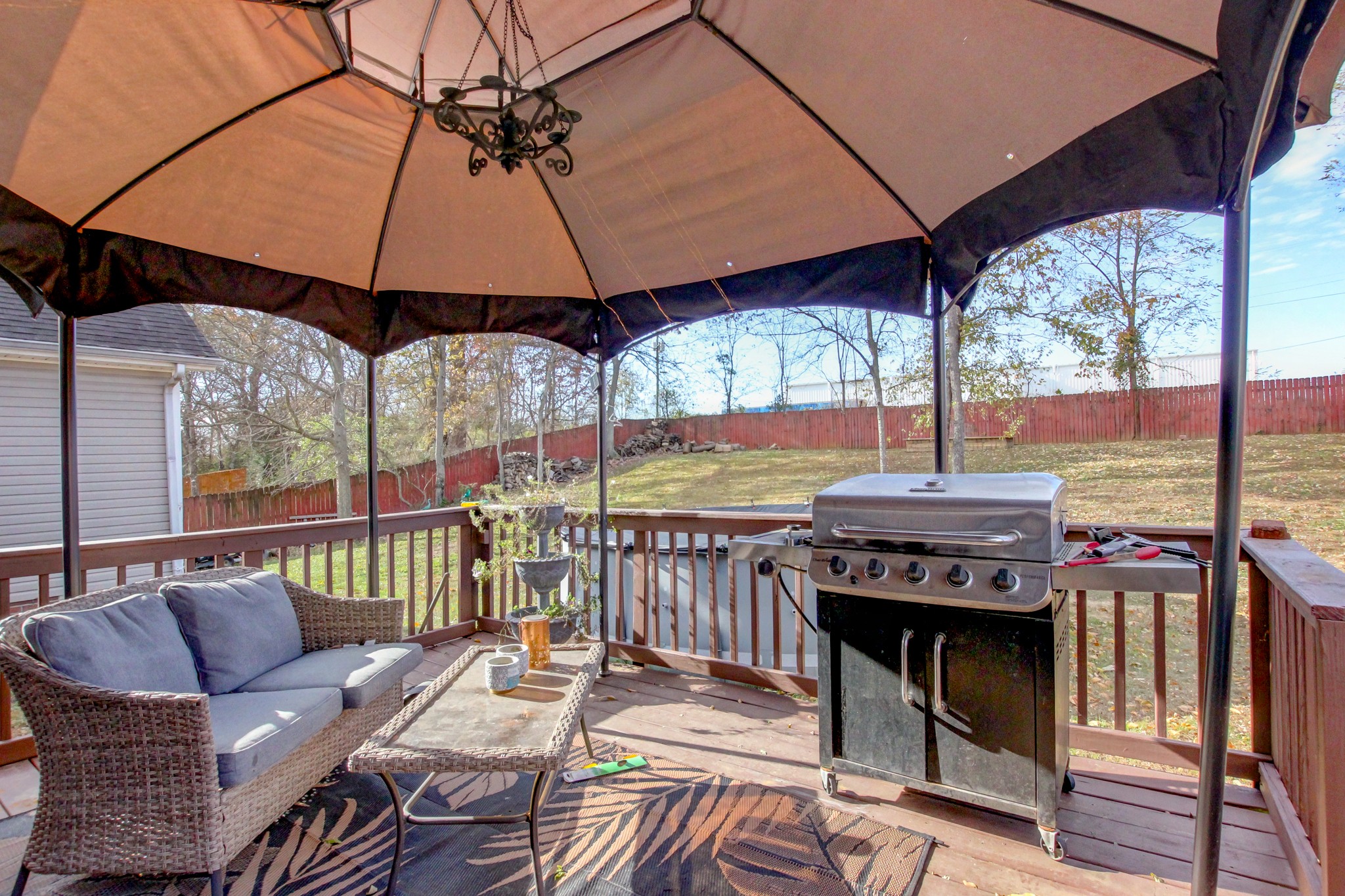 244 Cheshire Road Clarksville, TN 37043 - Photo 75 of 84 a view of a patio on the roof deck