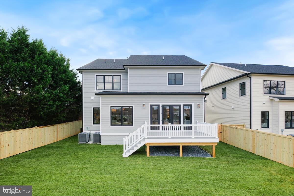 6415 Winnepeg Road Bethesda, MD 20817 - Photo 51 of 54 Deck with stairs to backyard