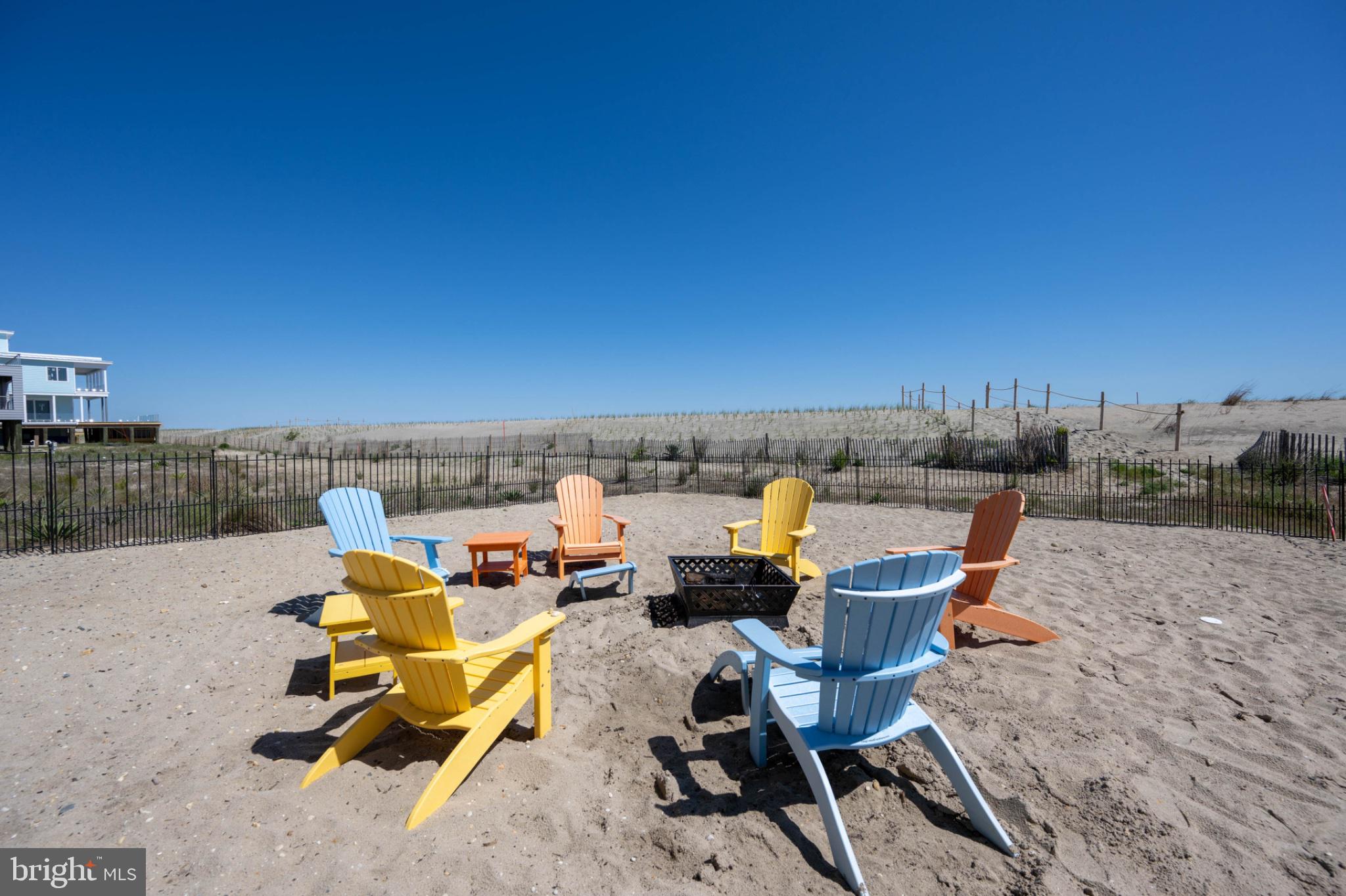 402 Bay Front Road Milton, DE 19968 - Photo 21 of 50 Colorful chairs by the sandy shore.