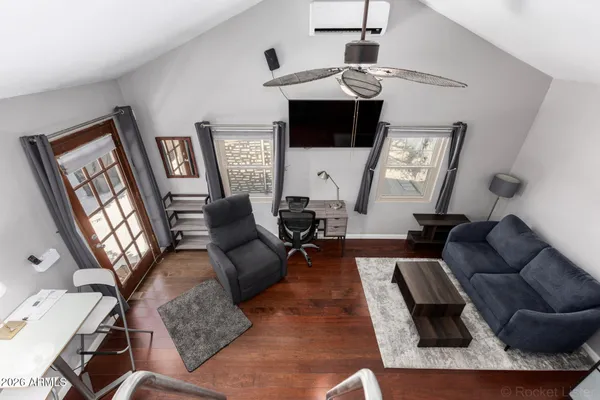 a view of roof deck