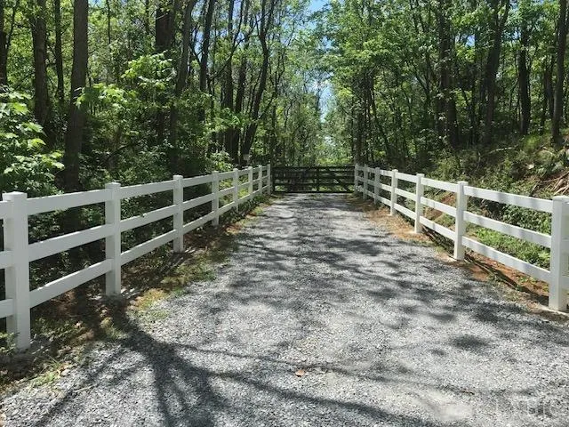 a view of an outdoor space and deck