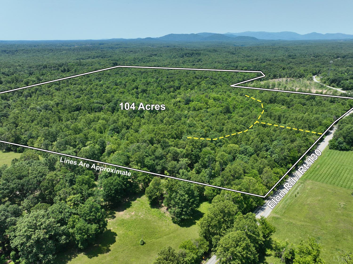 687 Elon Road Madison Heights, VA 24572 - Photo 25 of 25 a view of a city with lush green forest