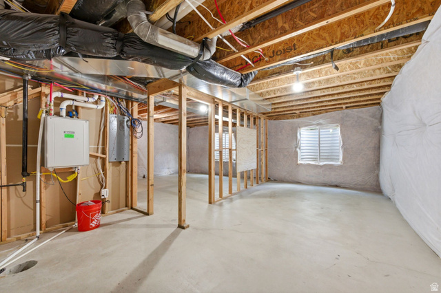 4595 College Ridge Court Millcreek, UT 84117 - Photo 32 of 57 Unfinished basement could be finished to another bedroom, bathroom, and family room.