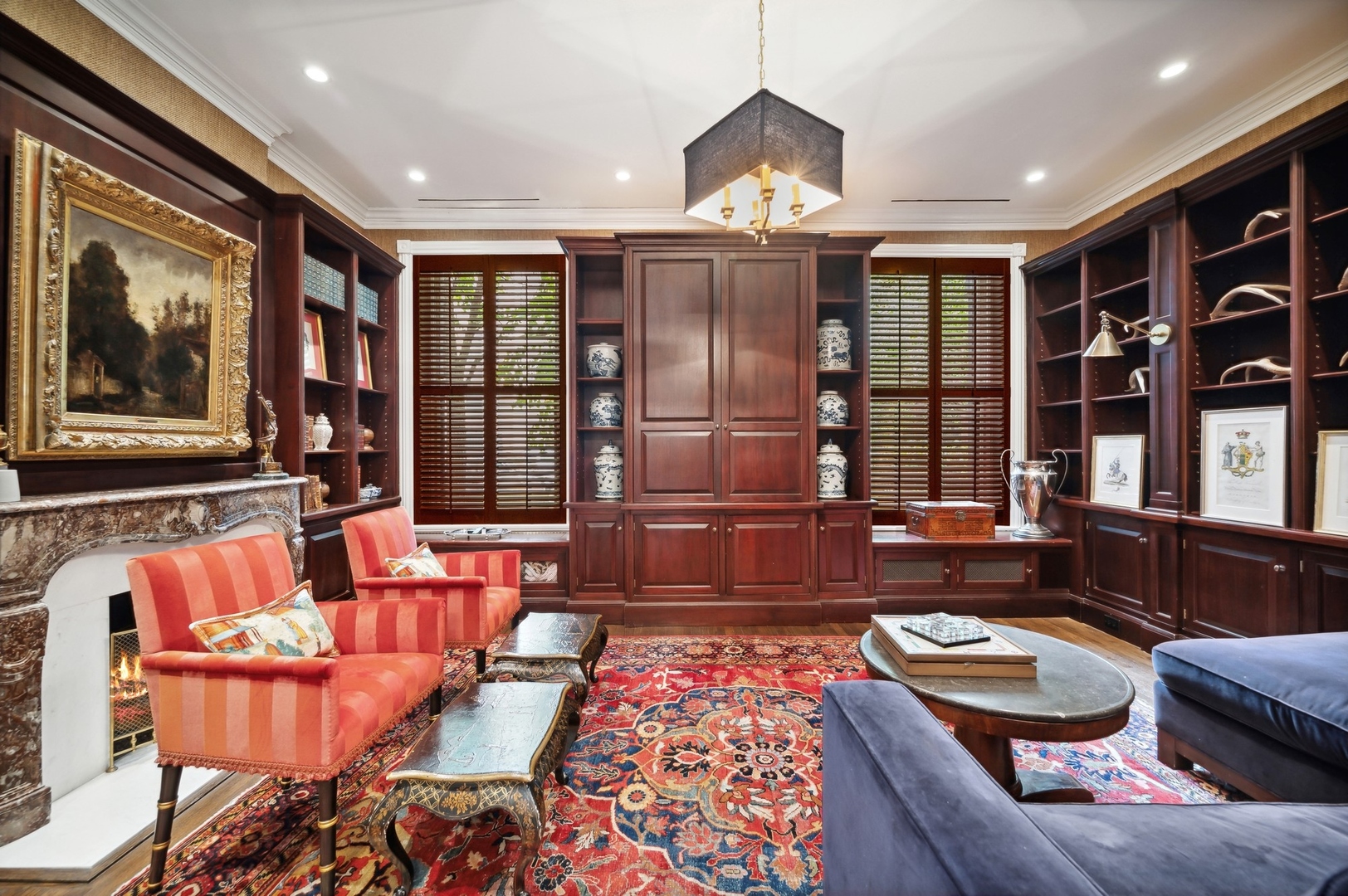 39 East Elm Street Chicago, IL 60611 - Photo 31 of 49 a living room with furniture and chandelier