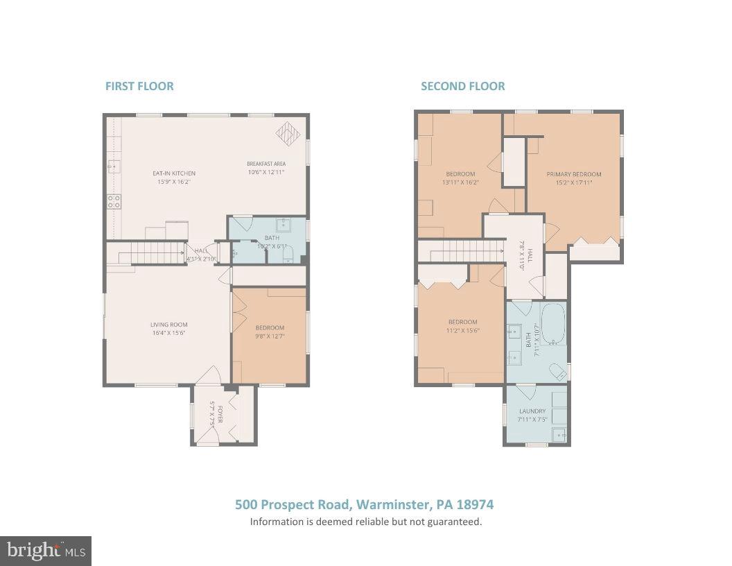 500 Prospect Road Warminster, PA 18974 - Photo 28 of 28 a picture of a floor plan