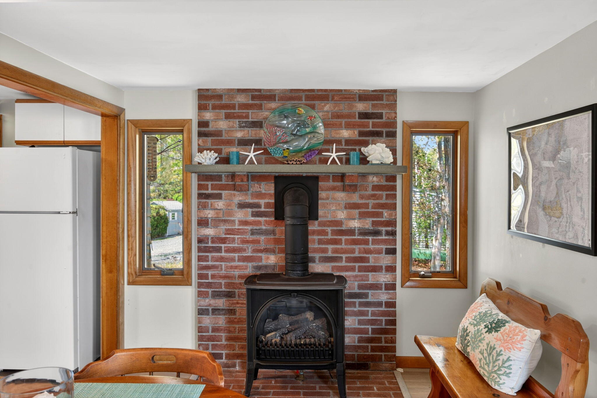 11 Clamshell Lane Mashpee, MA 02649 - Photo 22 of 43 a living room with furniture and a fireplace