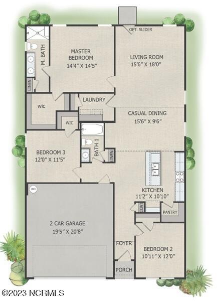 161 Cougar Road Southport, NC 28461 - Photo 10 of 10 Hickory Floorplan