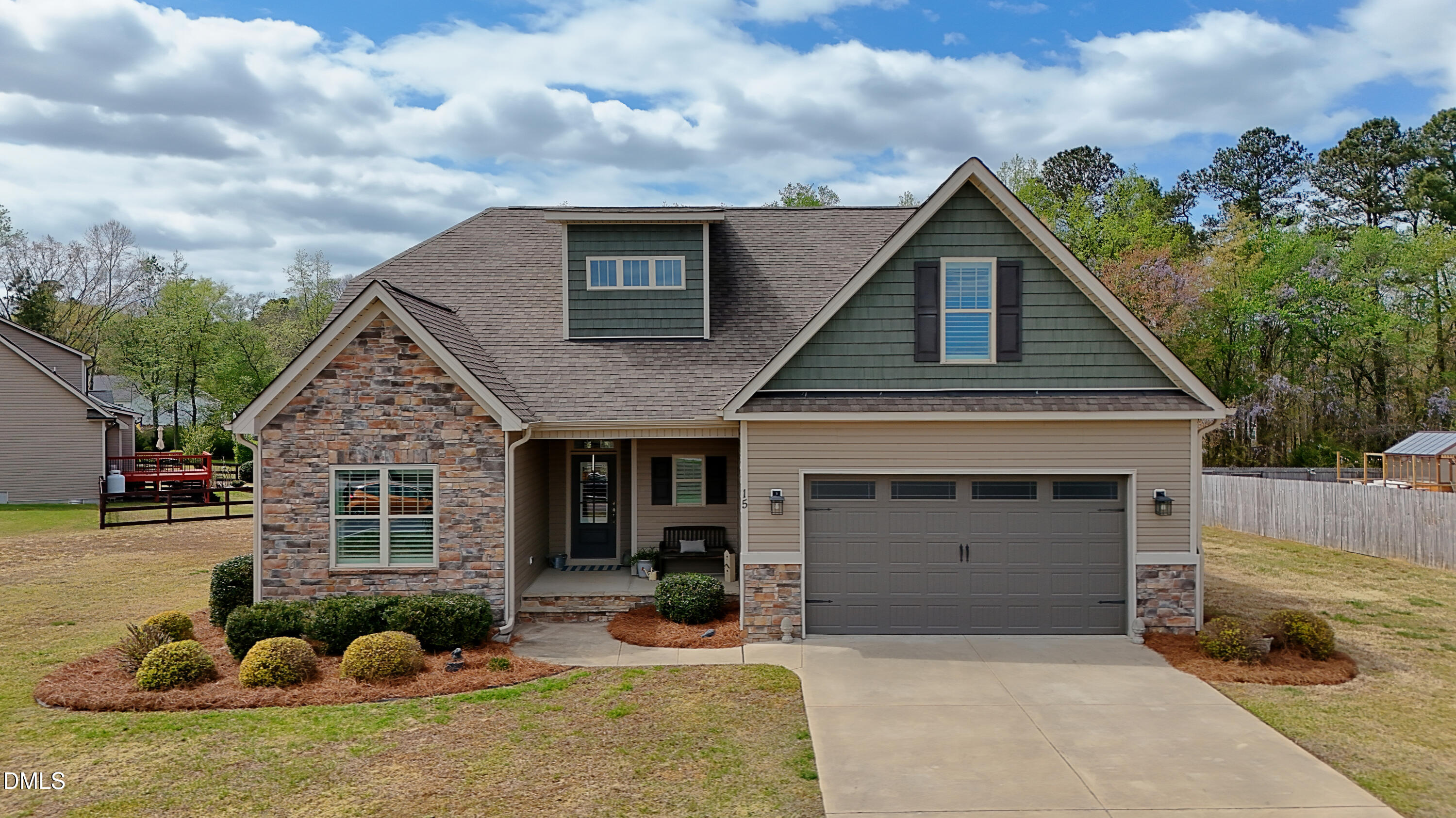 15 Old Eason Road Zebulon, NC 27597 - Photo 1 of 43 Drone front of house Primary Photo