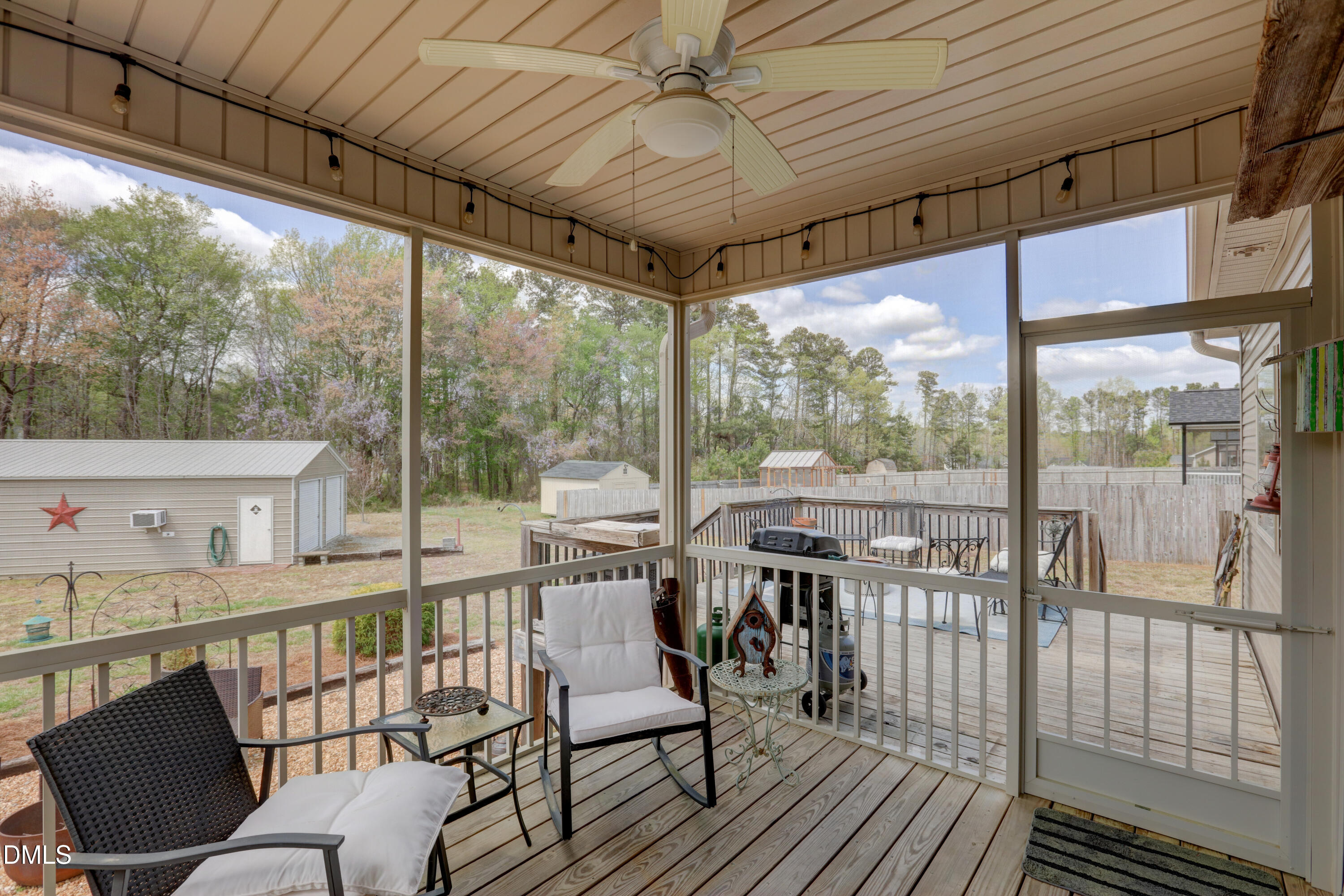 15 Old Eason Road Zebulon, NC 27597 - Photo 32 of 43 screened porch reverse