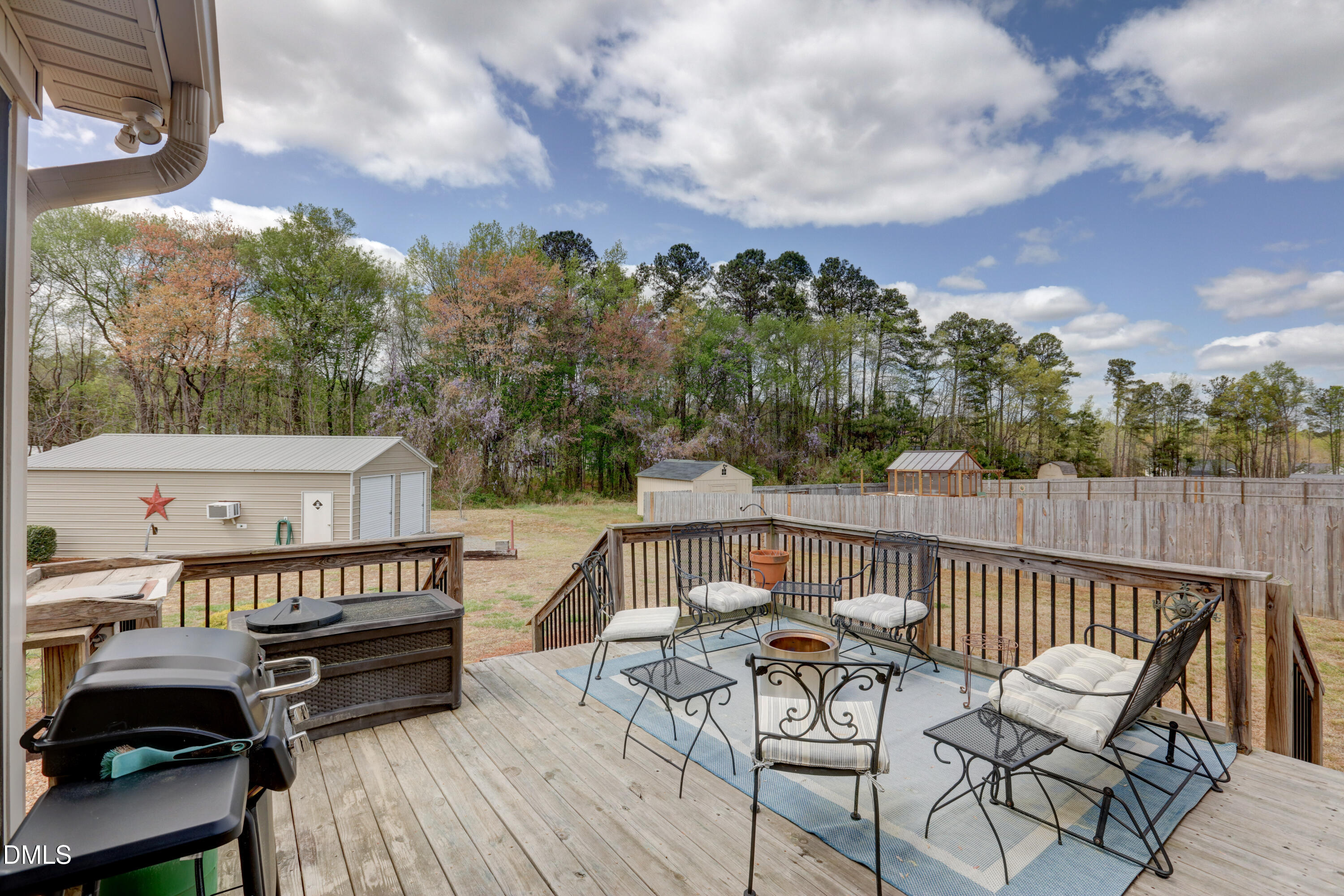 15 Old Eason Road Zebulon, NC 27597 - Photo 34 of 43 deck to trees