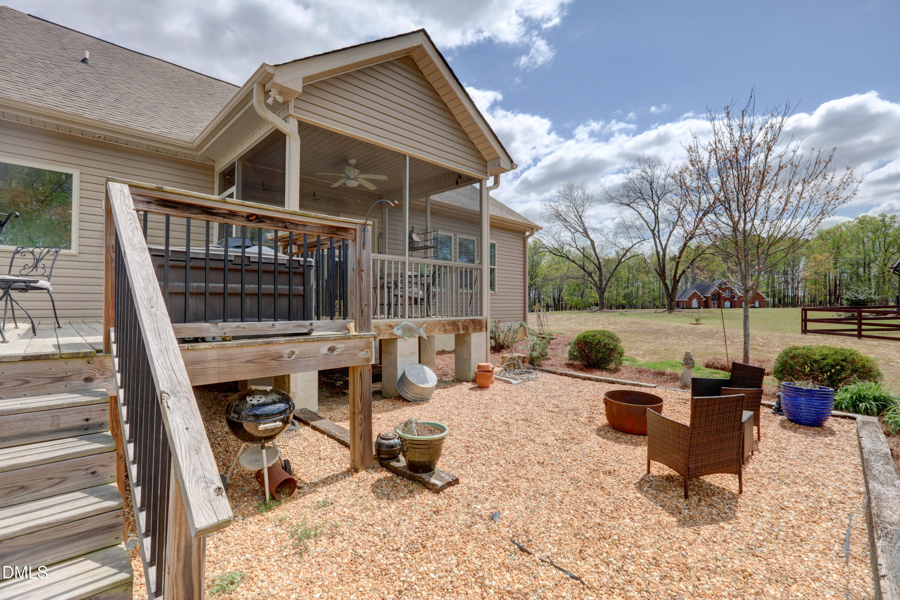 15 Old Eason Road Zebulon, NC 27597 - Photo 35 of 43 back deck view
