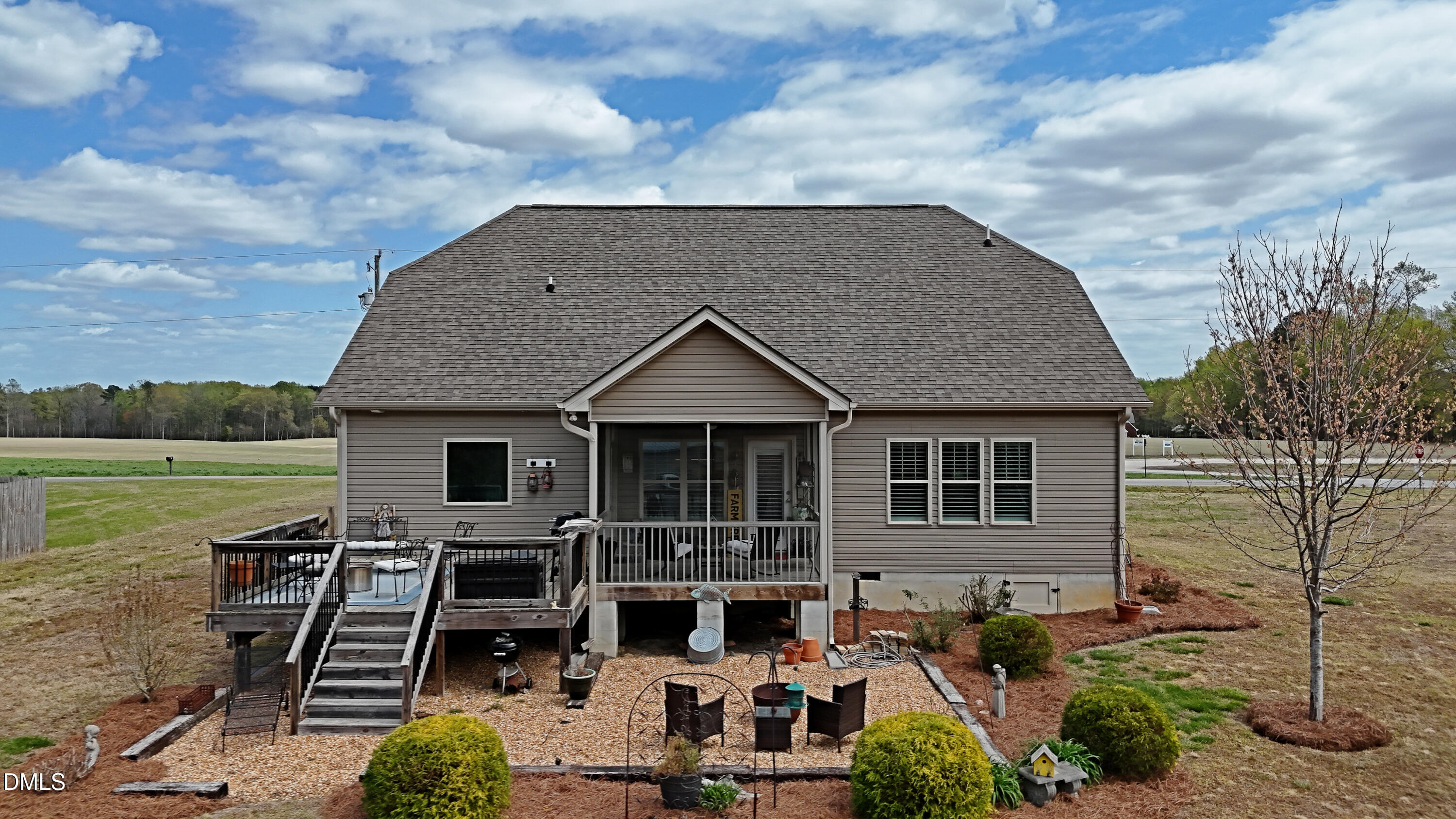 15 Old Eason Road Zebulon, NC 27597 - Photo 38 of 43 Drone back of house