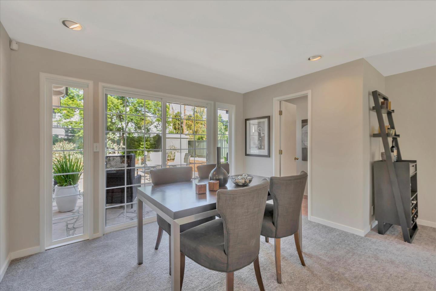 1174 Fordham Way Mountain View, CA 94040 - Photo 18 of 36 a view of a dining room with furniture window and outside view