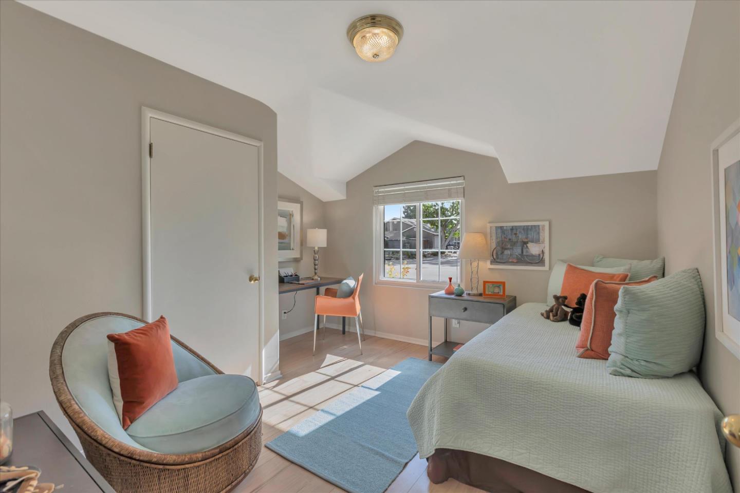 1174 Fordham Way Mountain View, CA 94040 - Photo 21 of 36 a bedroom with furniture and a window