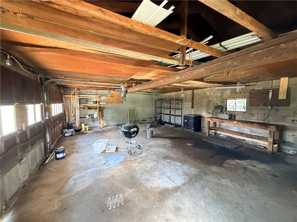 839 East Brady Road Cowansville, PA 16218 - Photo 27 of 30 Garage interior, look at the I beam!!