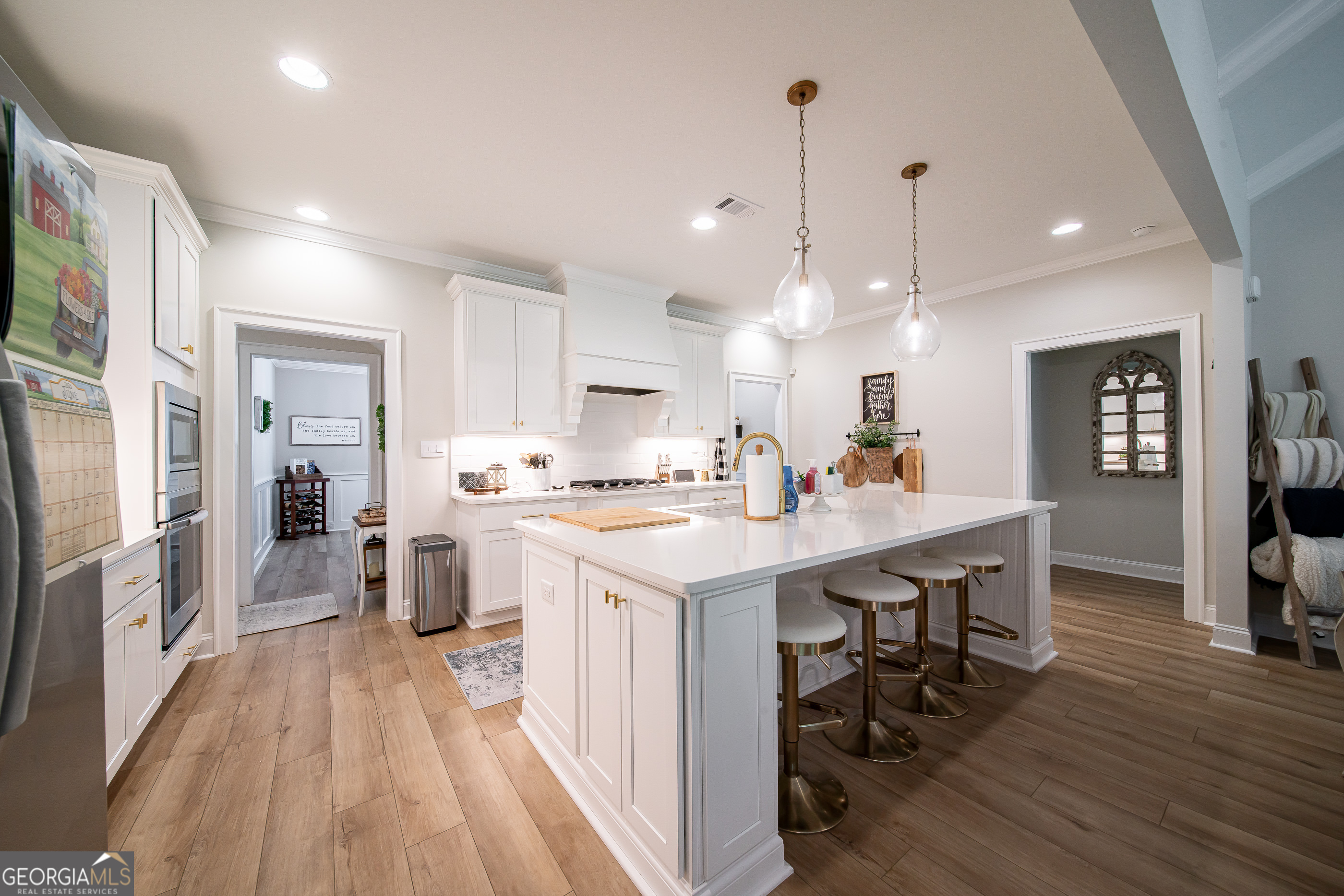 96 Cypress Trail Fortson, GA 31808 - Photo 21 of 62 a large kitchen with a table and chairs