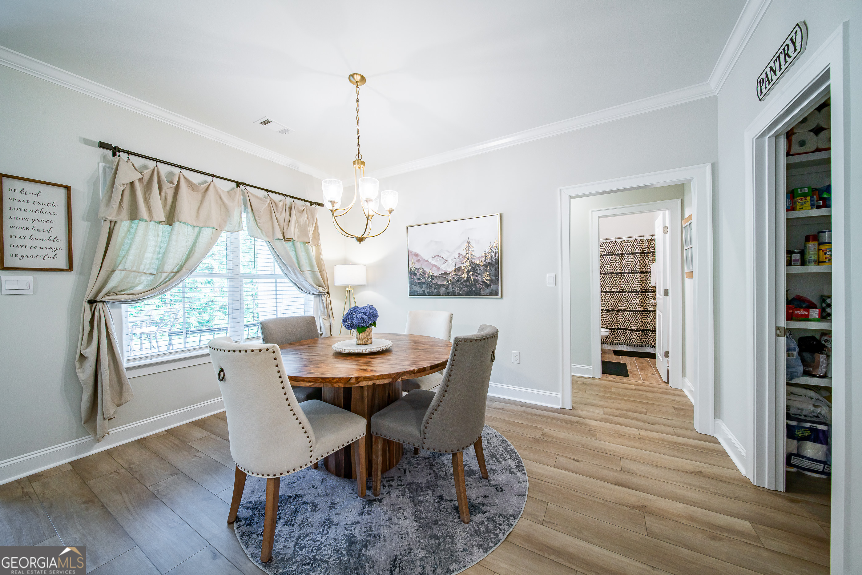 96 Cypress Trail Fortson, GA 31808 - Photo 30 of 62 a view of a dining room with furniture window and wooden floor