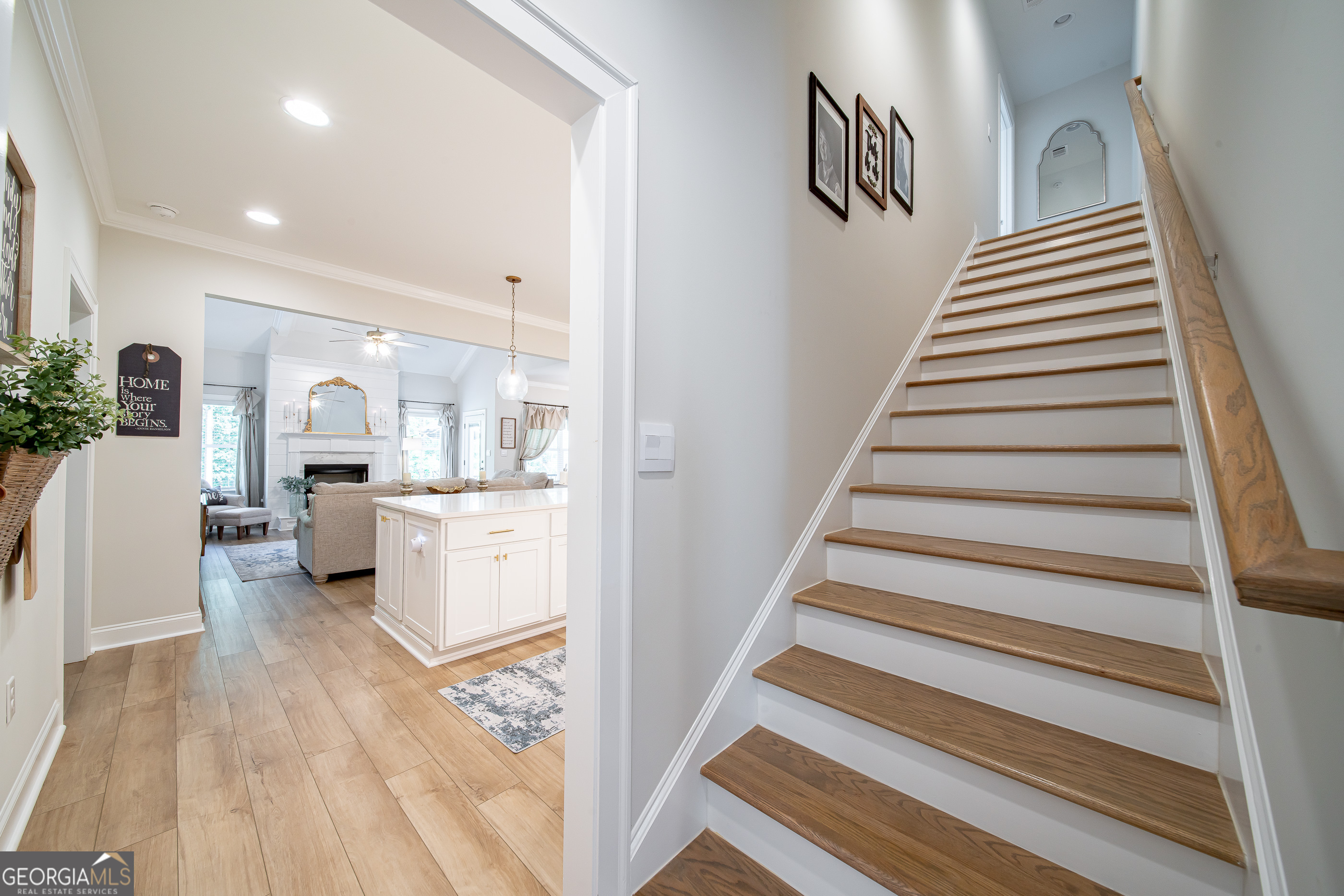 96 Cypress Trail Fortson, GA 31808 - Photo 58 of 62 a view of entryway and hall with wooden floor