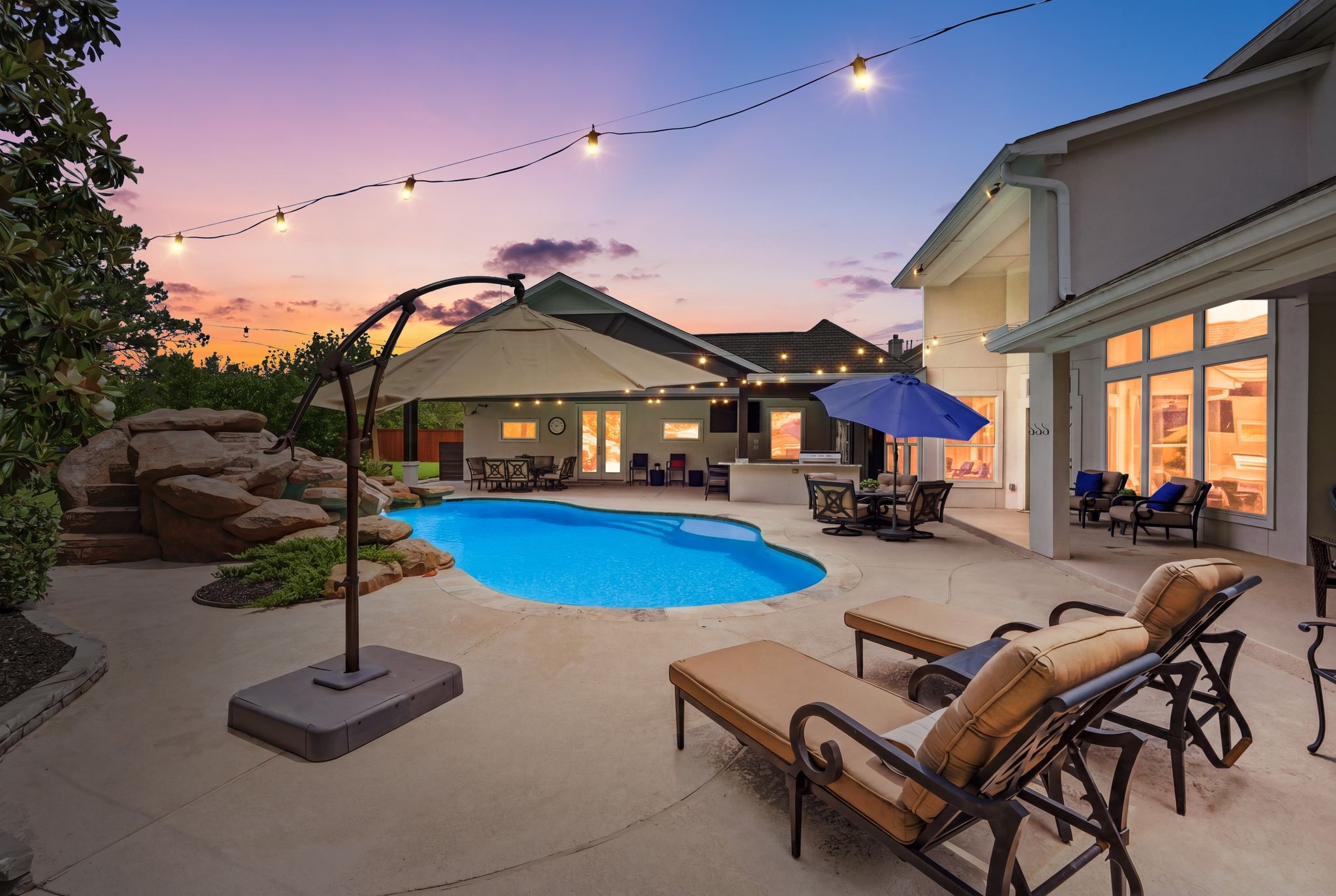 18 Dusk Valley Court Spring, TX 77379 - Photo 45 of 50 Enjoy relaxing evenings under the twinkling lights in your very private backyard.