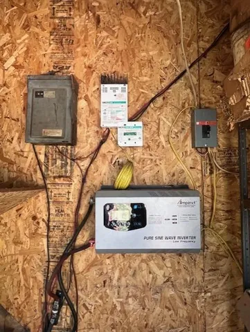 view of a utility room with a rug