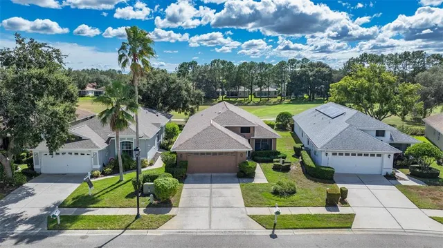 a view of house with a garden